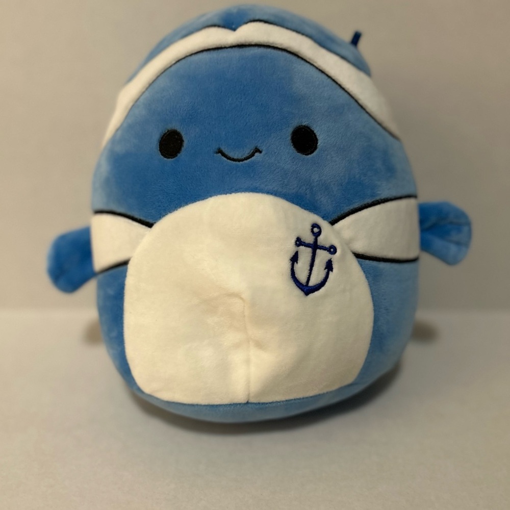 Squishmallow Ricky the blue Clownfish Plush Toy